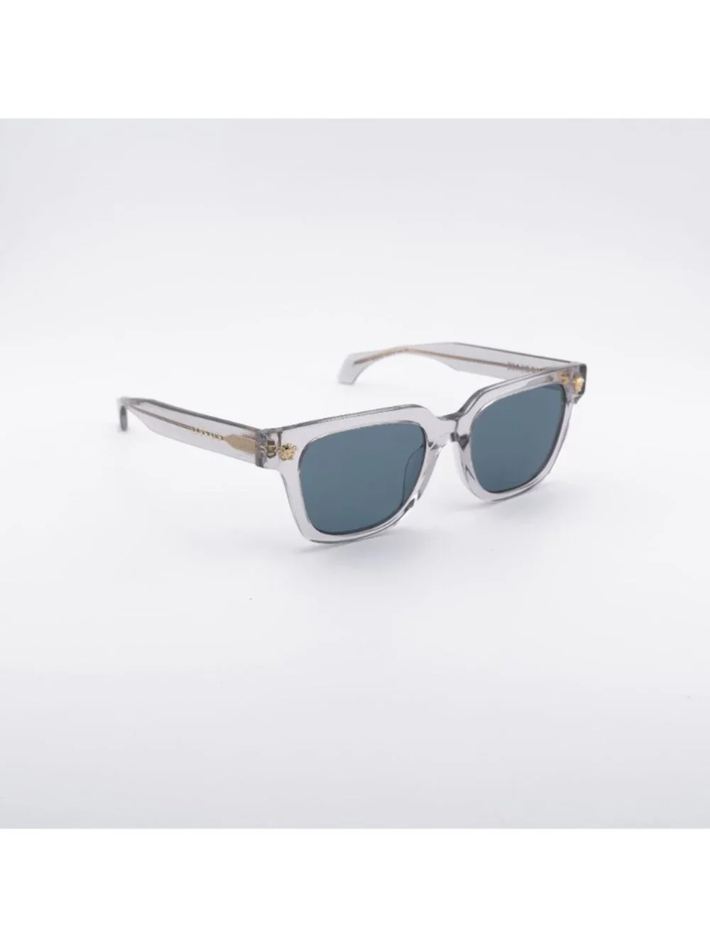 Versace VE4510U 530580 Sunglasses Grey Square Frame, Blue Lenses